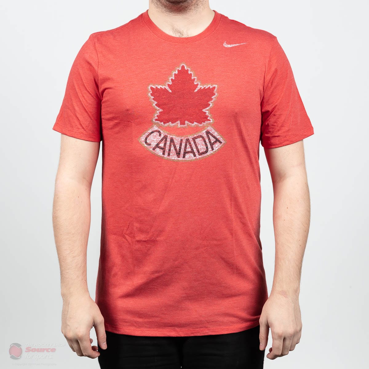Hockey Canada Nike Distressed Tri-Blend Mens Shirt