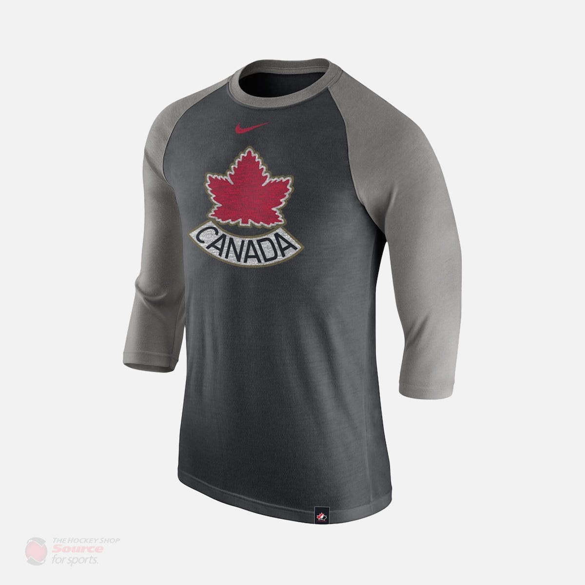 Hockey Canada Nike Tri-Blend 3/4 Sleeve Mens Shirt