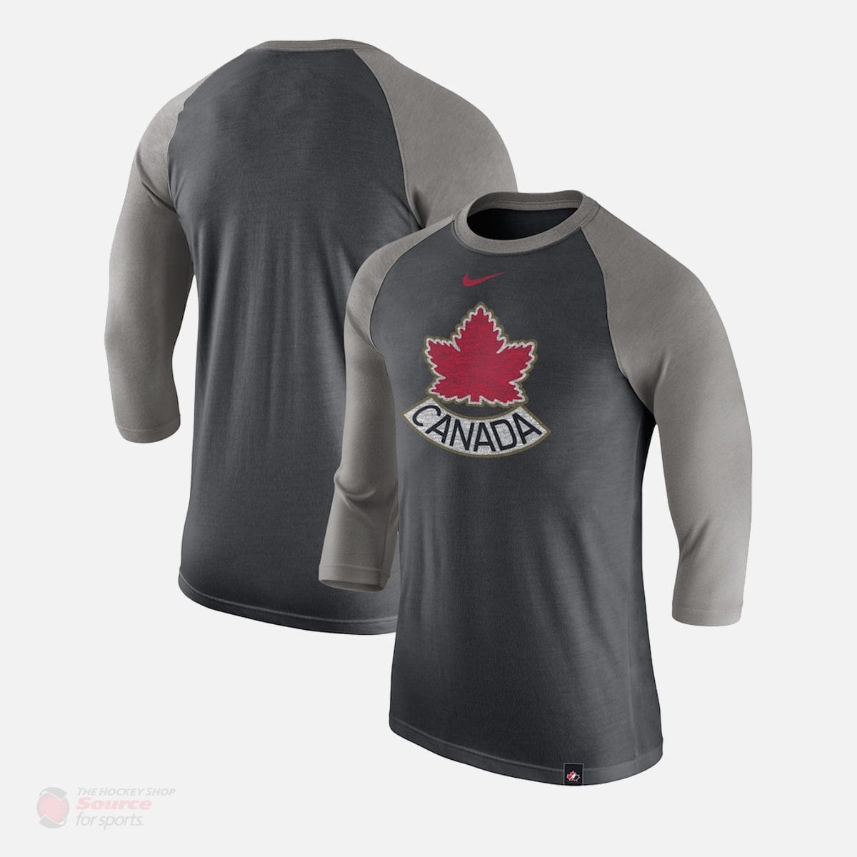 Hockey Canada Nike Tri-Blend 3/4 Sleeve Mens Shirt
