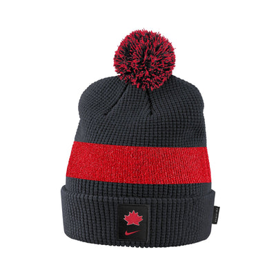 Team Canada Olympic Nike Sideline Pom Beanie Toque