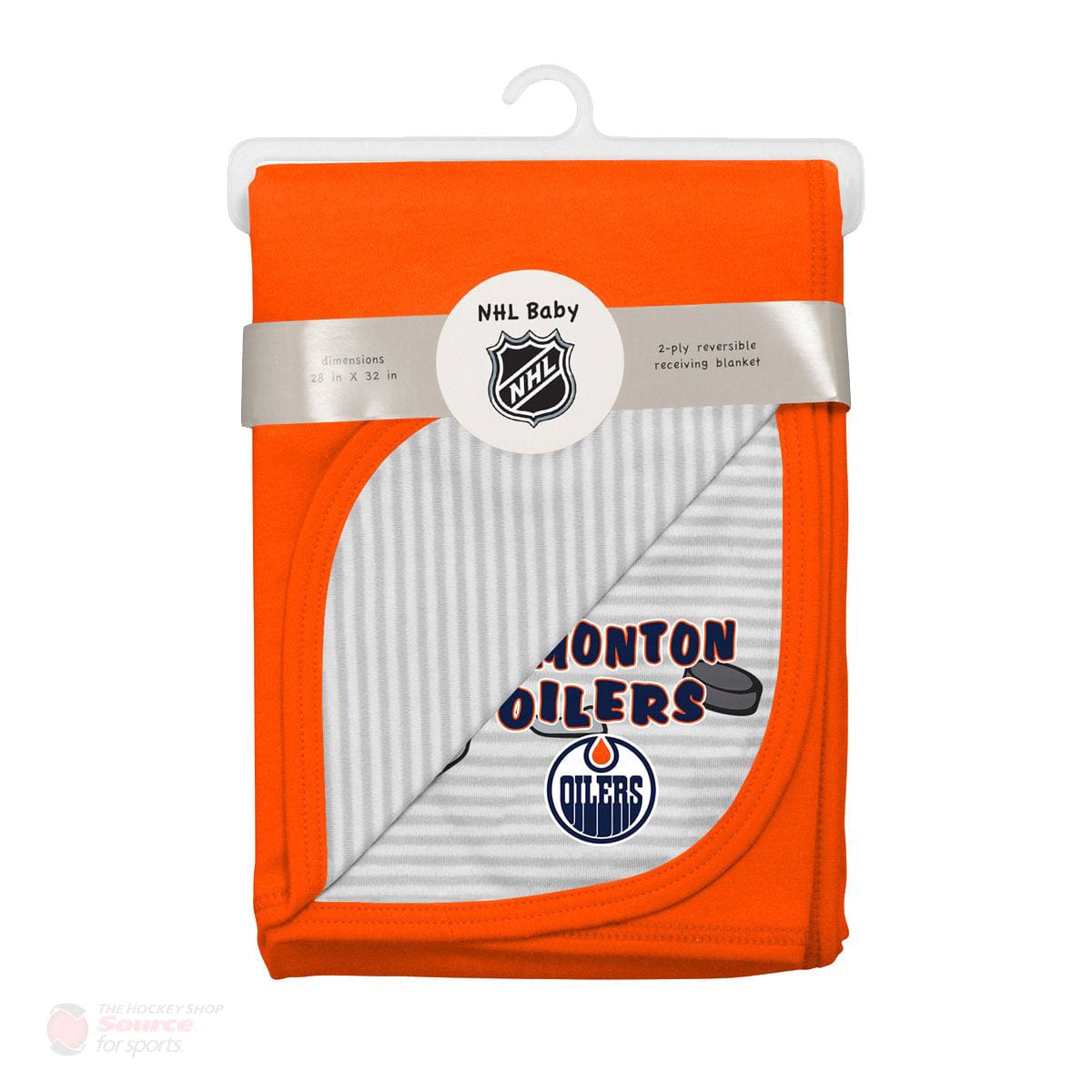 Edmonton Oilers Outer Stuff NHL Lil Center Baby Blanket