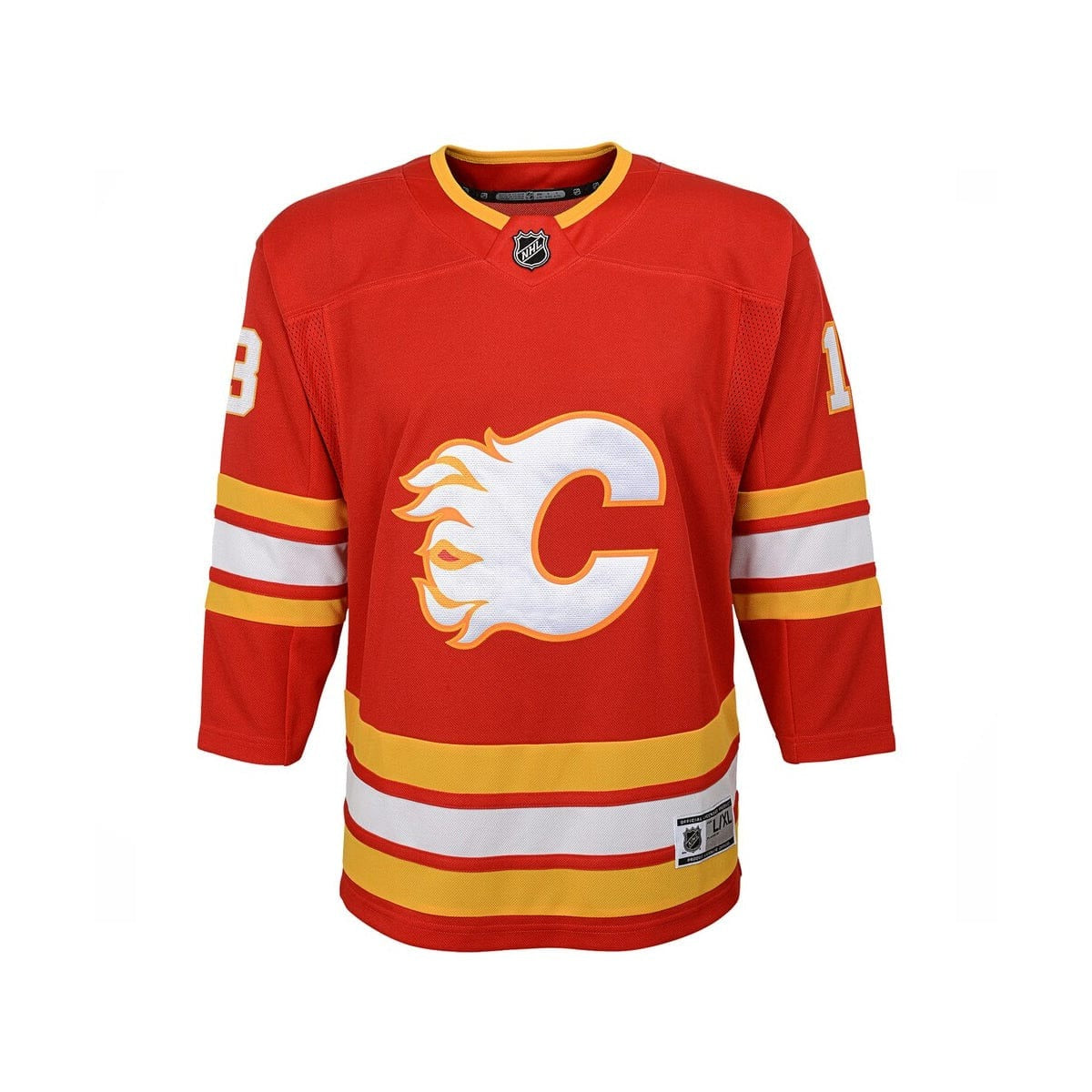 Calgary Flames Home Outer Stuff Premier Junior Jersey - Johnny Gaudreau