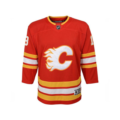 Calgary Flames Home Outer Stuff Premier Junior Jersey - Johnny Gaudreau