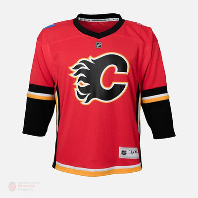 Calgary Flames Home Outer Stuff Replica Youth Jersey