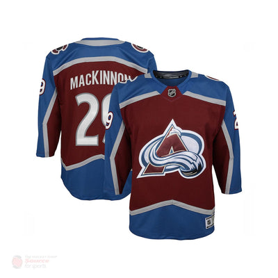 Colorado Avalanche Home Outer Stuff Premier Toddler Jersey - Nathan Mackinnon