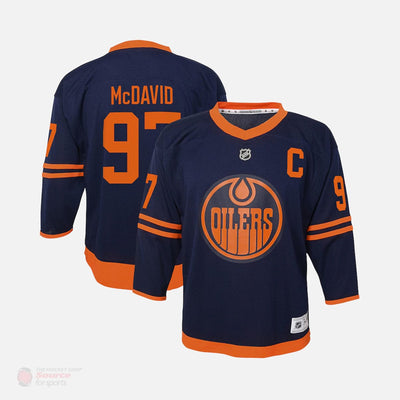 Edmonton Oilers Alternate Outer Stuff Replica Junior Connor McDavid Jersey