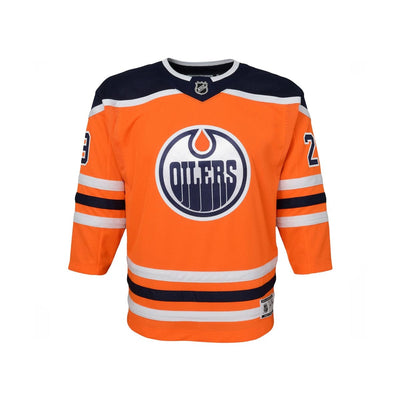 Edmonton Oilers Home Outer Stuff Premier Junior Jersey - Leon Draisaitl