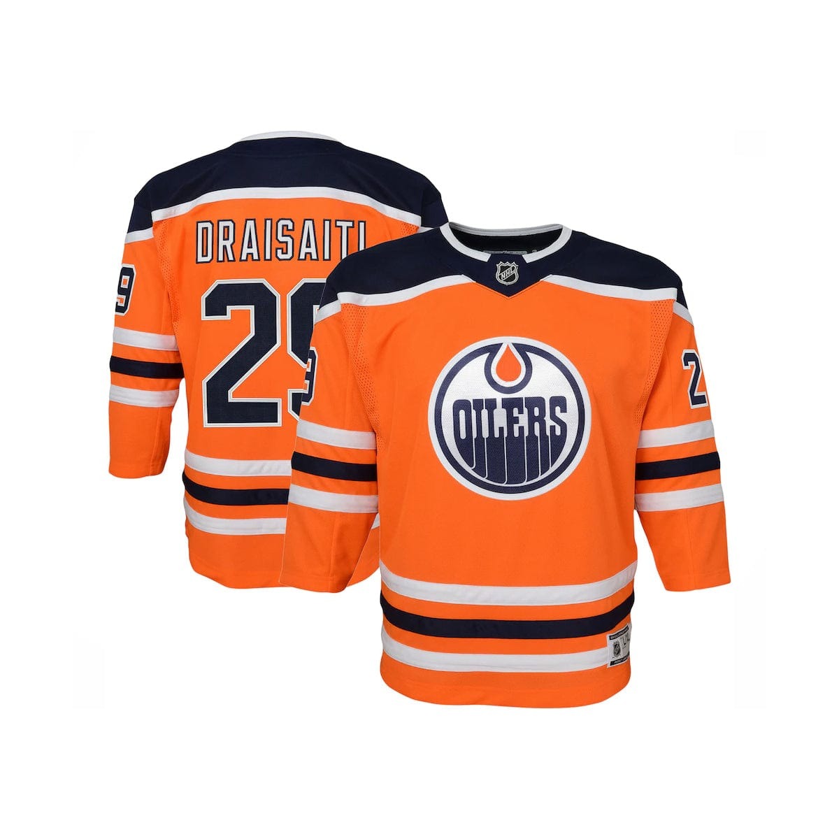 Edmonton Oilers Home Outer Stuff Premier Junior Jersey - Leon Draisaitl