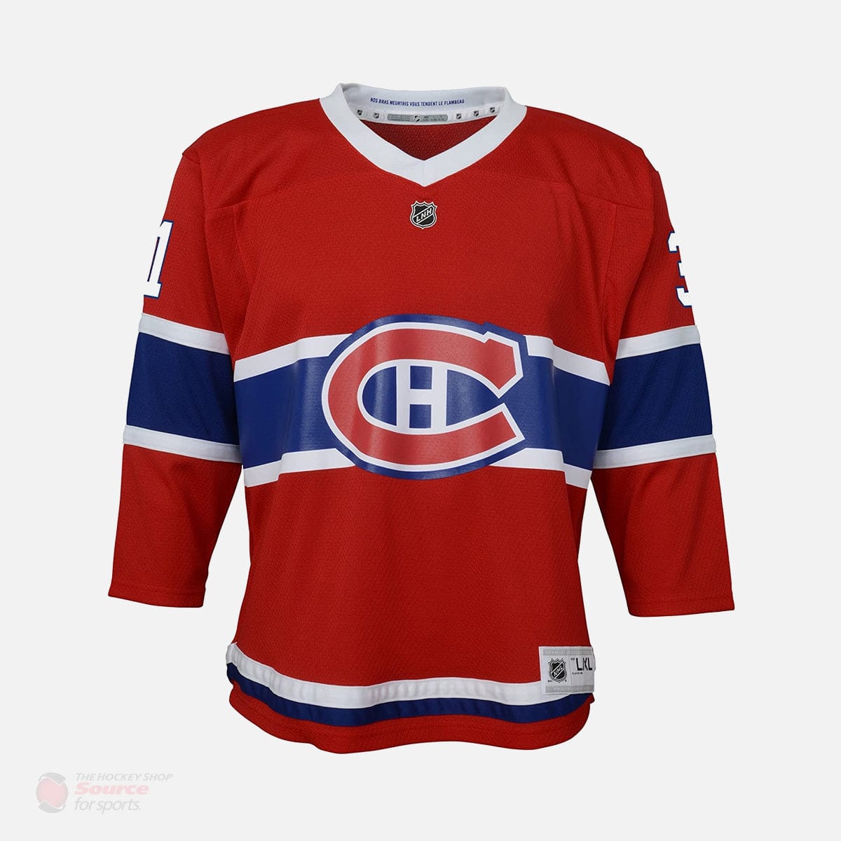 Montreal Canadiens Home Outer Stuff Replica Junior Carey Price Jersey