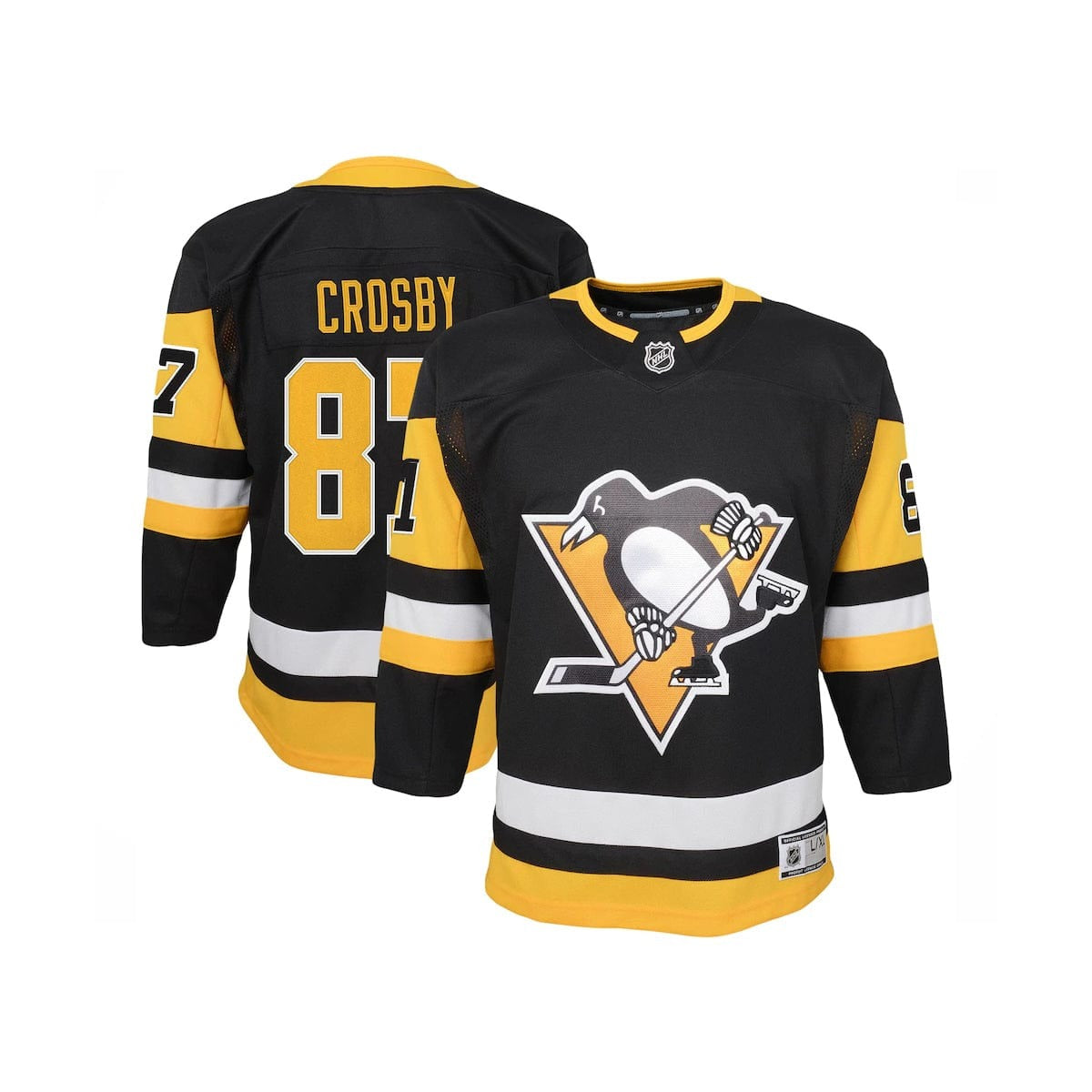 Pittsburgh Penguins Home Outer Stuff Premier Youth Jersey - Sidney Crosby