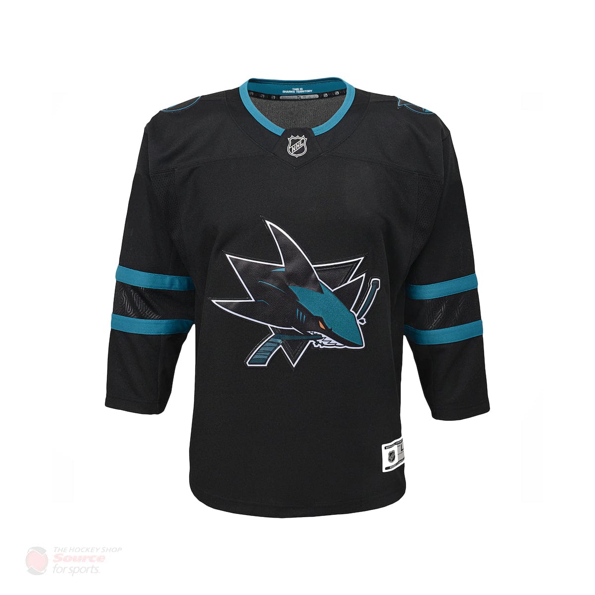 San Jose Sharks Alternate Outer Stuff Premier Junior Jersey - Brent Burns