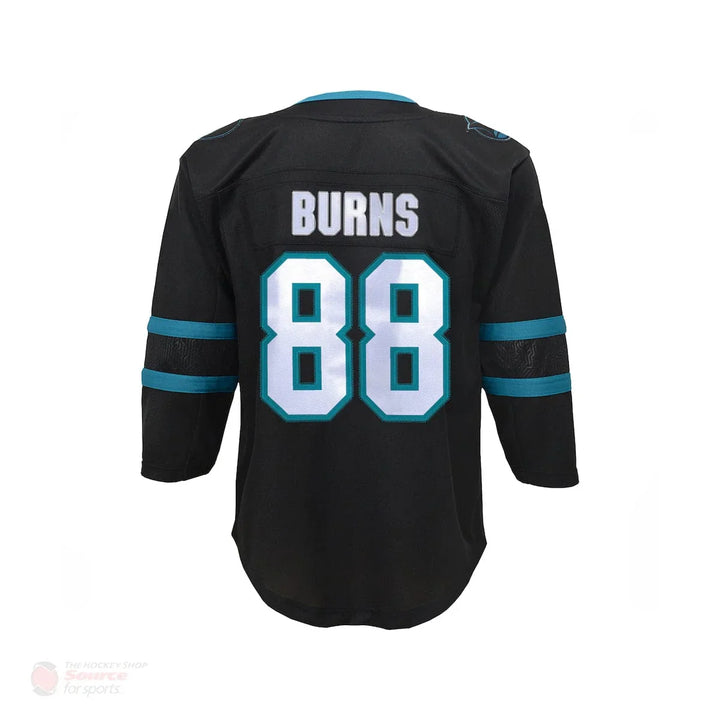 San Jose Sharks Alternate Outer Stuff Premier Junior Jersey Brent Bu