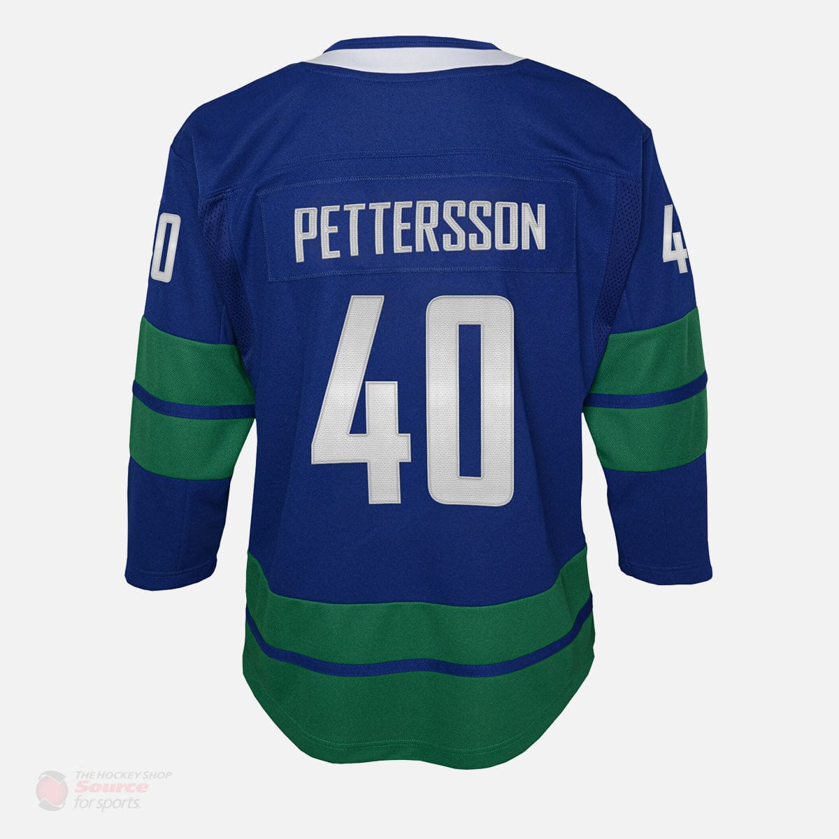 Vancouver Canucks Alternate Outer Stuff Premier Junior Jersey - Elias Pettersson