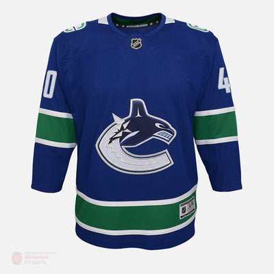 Vancouver Canucks Home Outer Stuff Premier Junior Jersey - Elias Pettersson