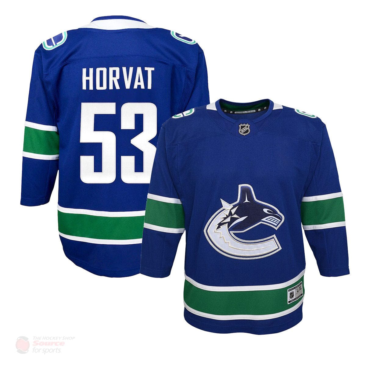 Vancouver Canucks Outer Stuff Premier Youth Home Jersey - Bo Horvat