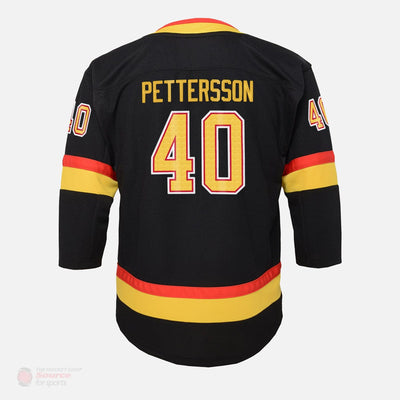 Vancouver Canucks Skate Outer Stuff Premier Junior Jersey - Elias Pettersson