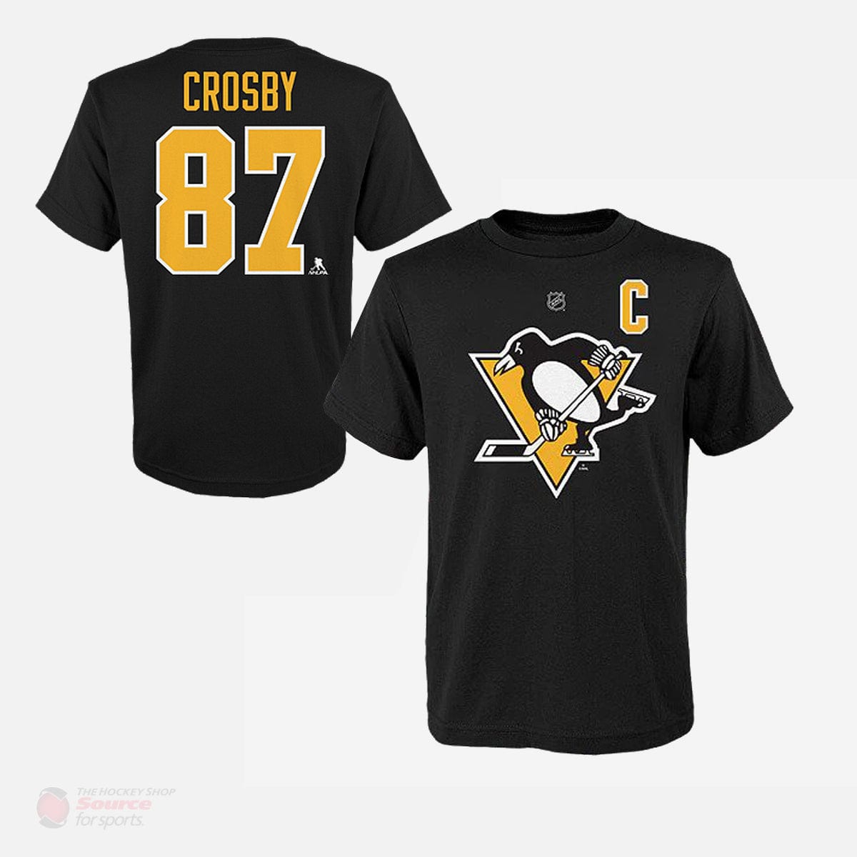 Pittsburgh Penguins Outer Stuff Name & Number Youth Shirt - Sidney Crosby