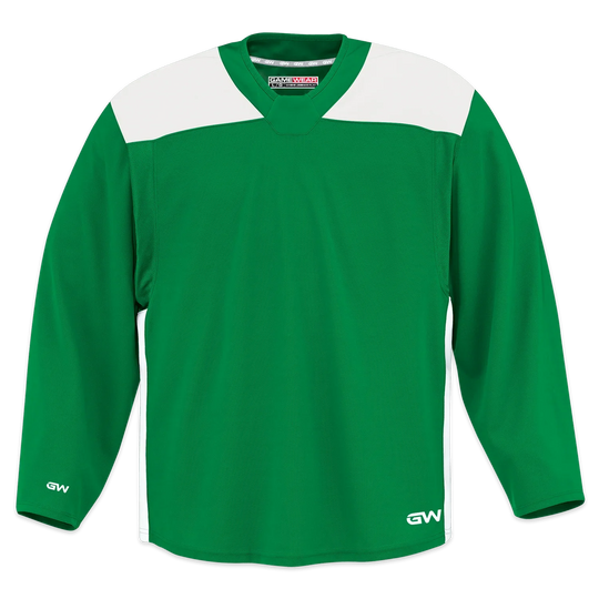 GameWear GW6500 ProLite Series Junior Hockey Practice Jersey - Kelly Green / White L/XL / Kelly Green / White - The Hockey Shop