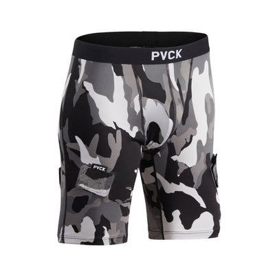 PVCK Senior Compression Jock Shorts - Grey Camo - The Hockey Shop Source For Sports