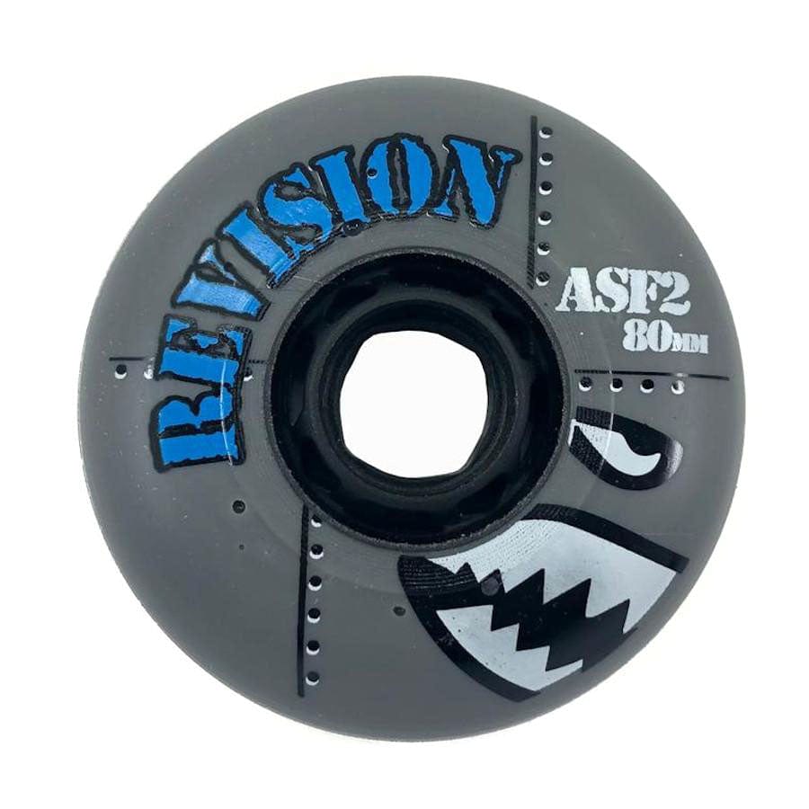 Revision Asphalt Pro ASF2 Street Roller Hockey Wheels - Grey (84A)