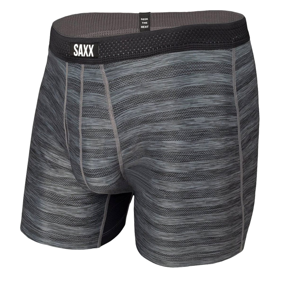 Saxx Hot Shot Boxers - Black Heather - The Hockey Shop Source For Sports