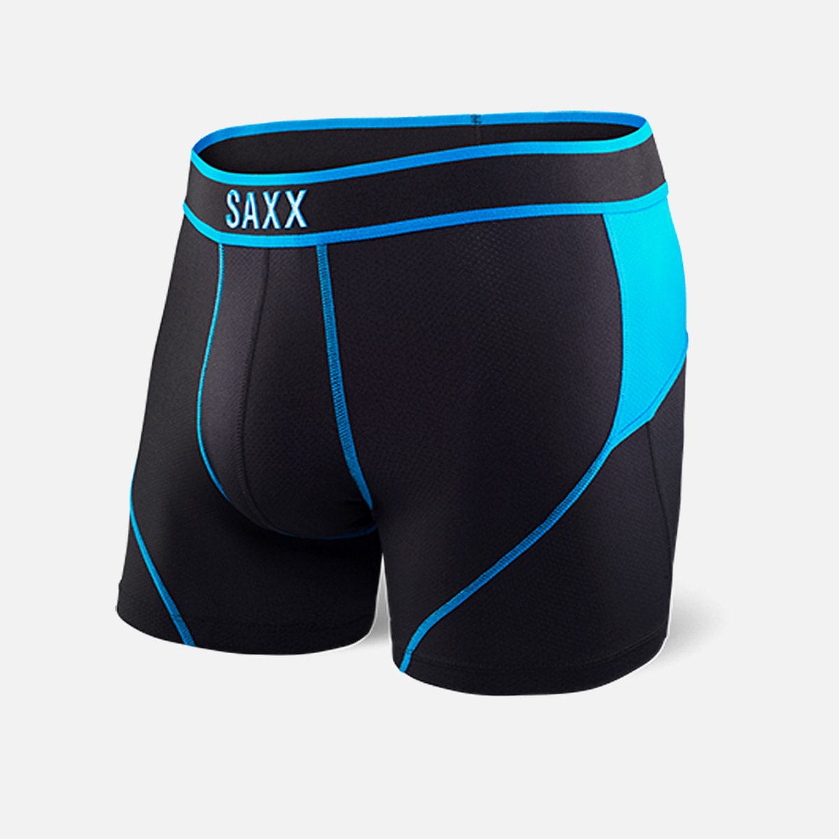 Saxx Kinetic Boxers - Black / Electric Blue