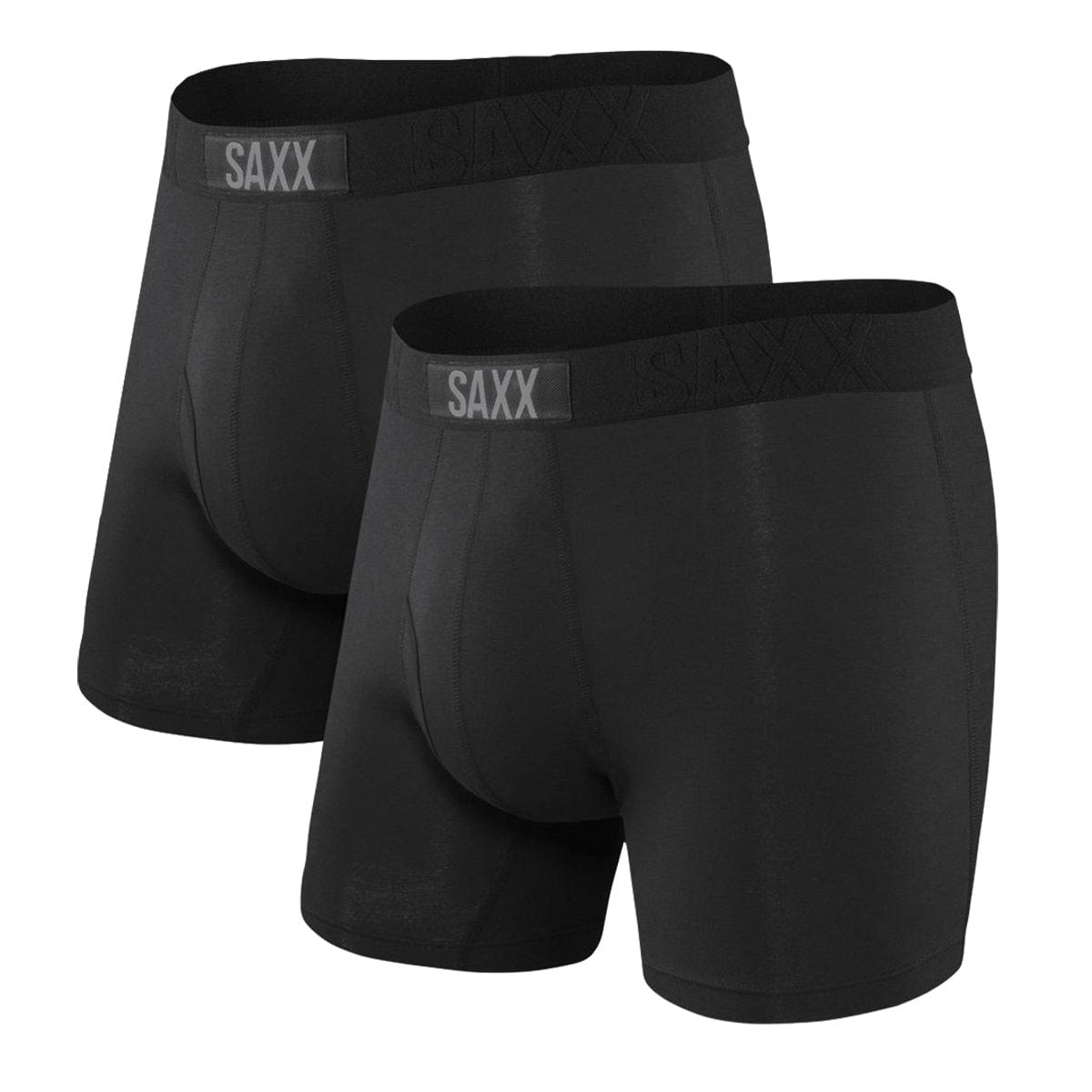 Saxx Ultra Boxers - Black / Black (2 Pack) - The Hockey Shop Source For Sports