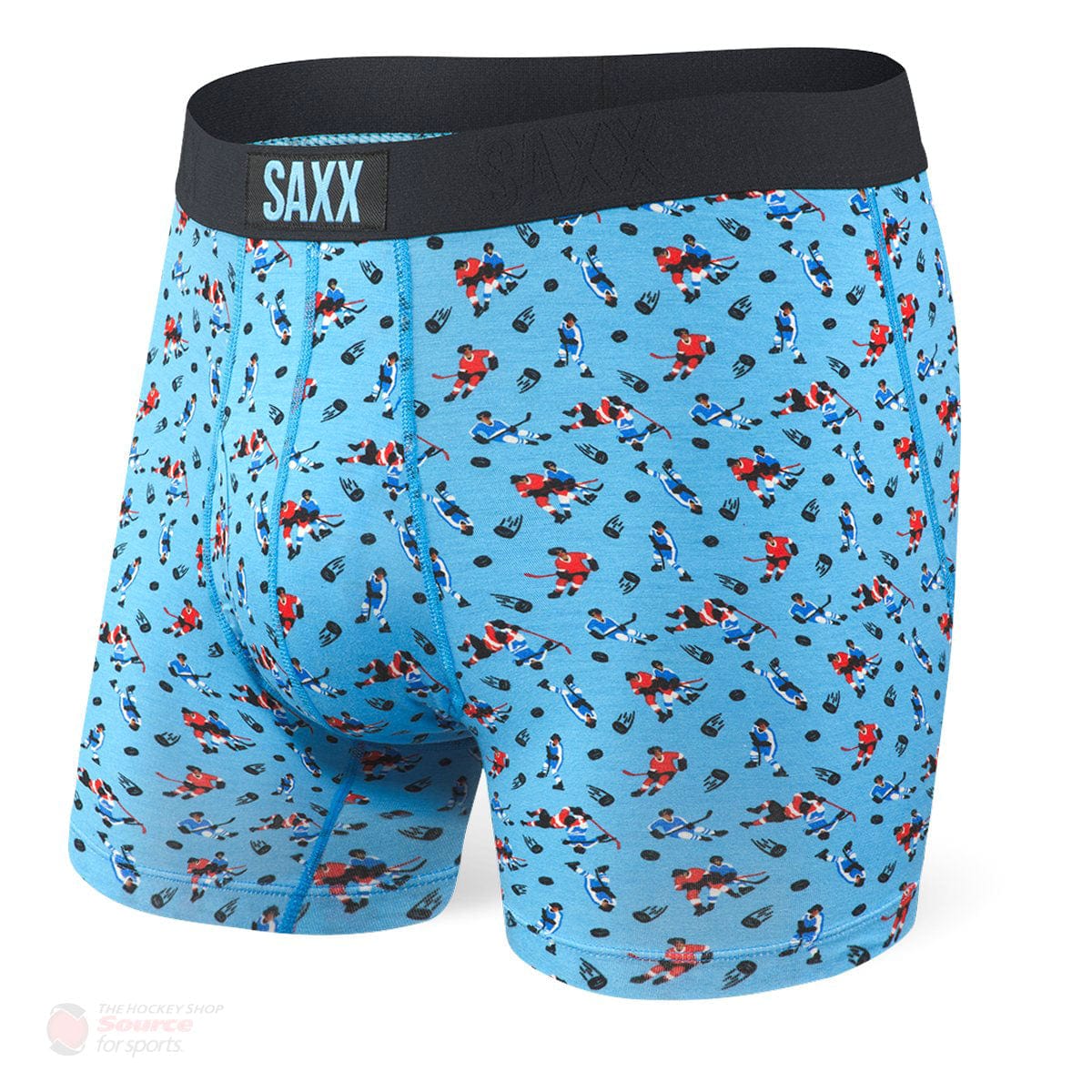 Saxx Ultra Boxers - Blue Action Shot