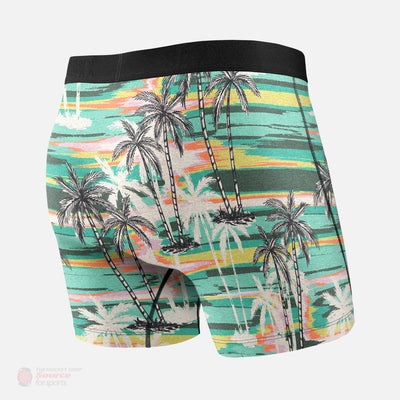 Saxx Ultra Boxers - Green No Bad Days