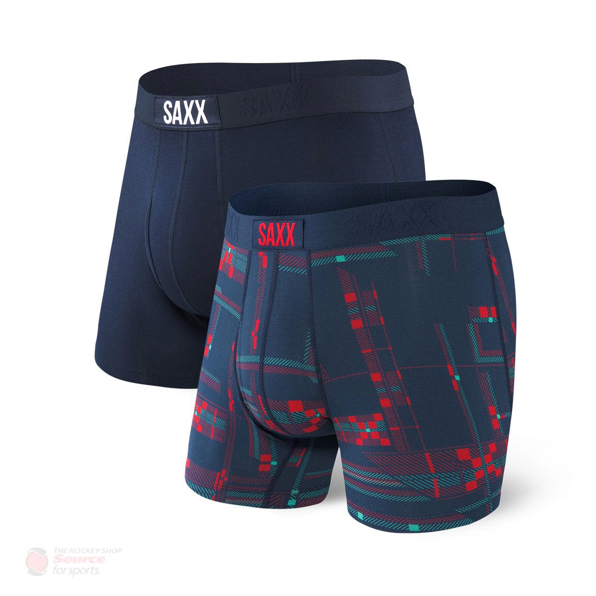 Saxx Ultra Boxers - Navy / Pulled Paid (2 Pack)