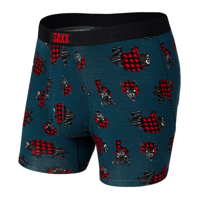 Saxx Ultra Boxers - Storm Blue Buffalo Check - The Hockey Shop Source For Sports