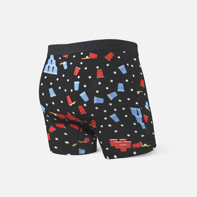 Saxx Vibe Boxers - Black Beer Champs