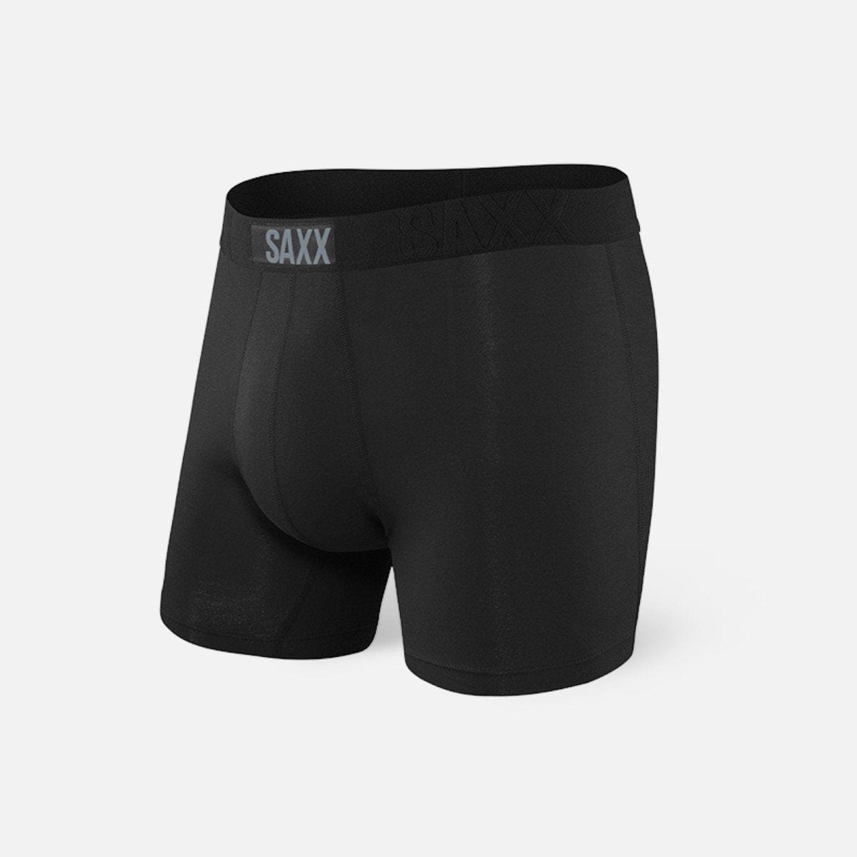 Saxx Vibe Boxers - Black / Grey / Blue (3 Pack)