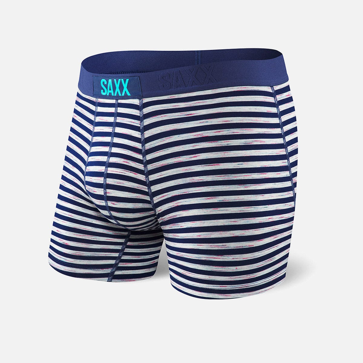 Saxx Vibe Boxers - Blue Hiker Stripe