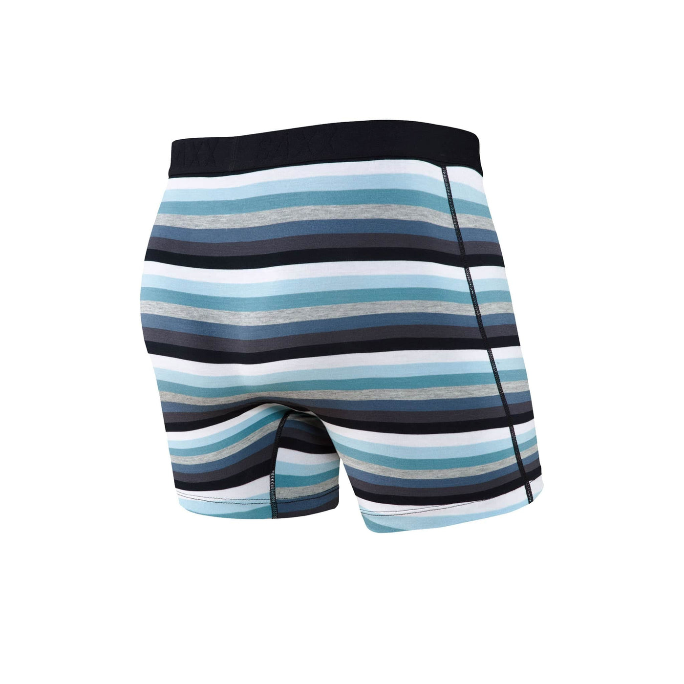 Saxx Vibe Boxers - Grey Pop Stripe