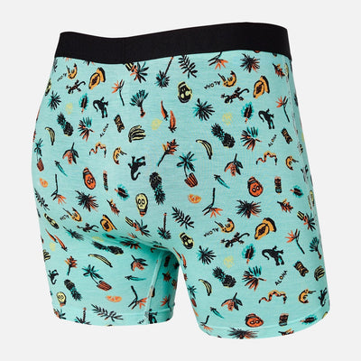 Saxx Vibe Boxers - Mint Remote Island