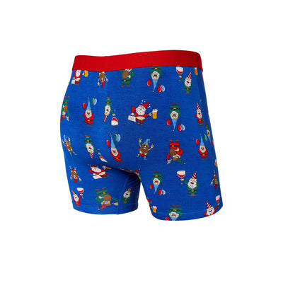 Saxx Vibe Boxers - Peak Blue Party Gnomes