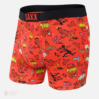 Saxx Vibe Boxers - Red Halloweenie