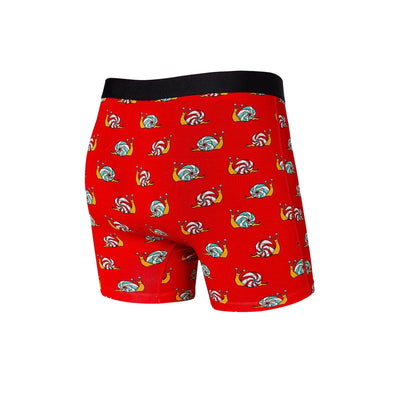 Saxx Vibe Boxers - Red Slow Lane