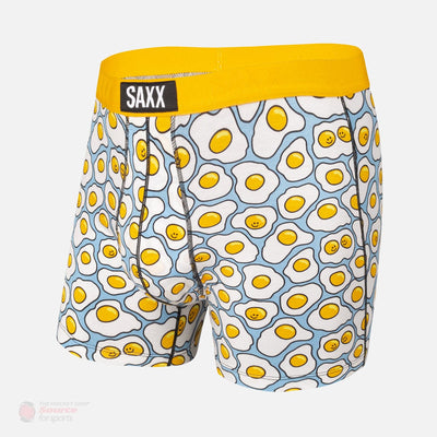 Saxx Vibe Boxers - Yellow TGI Fried Egg
