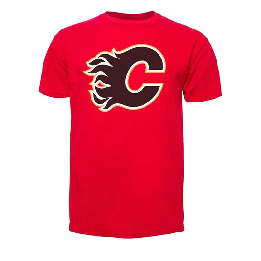 47 Brand Fan Tee Shirt - Calgary Flames Red / M - The Hockey Shop
