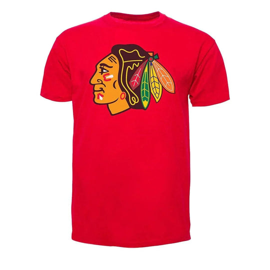 47 Brand Fan Tee Shirt - Chicago Blackhawks Red / M - The Hockey Shop