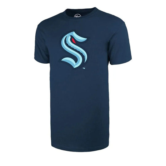 47 Brand Fan Tee Shirt - Seattle Kraken Navy / M - The Hockey Shop
