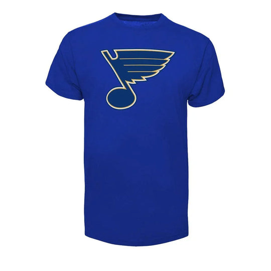 47 Brand Fan Tee Shirt - St. Louis Blues Royal / M - The Hockey Shop
