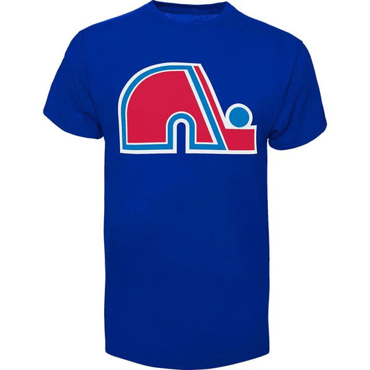 47 Brand NHL Fan Tee Shirt - Quebec Nordiques Blue / M - The Hockey Shop