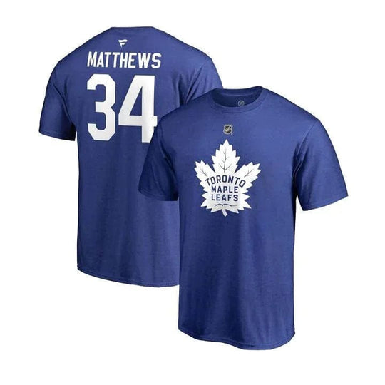Fanatics Auth N&N Mens Shirt - Toronto Maple Leafs Auston Matthews Royal / M - The Hockey Shop
