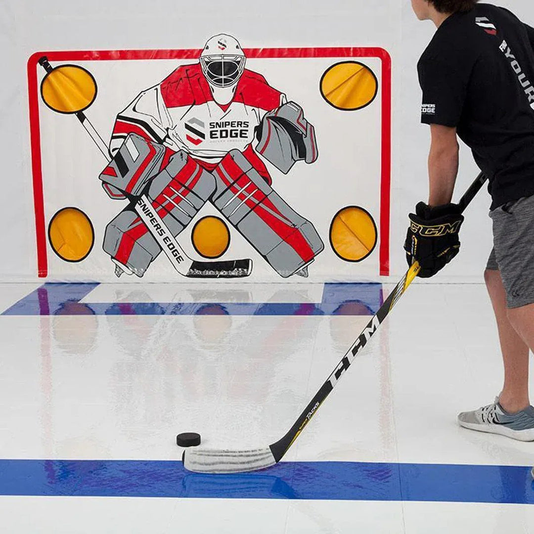 ice hockey shooting tarp Sniper's Edge Training Shooting Tarp - 8' x 16'