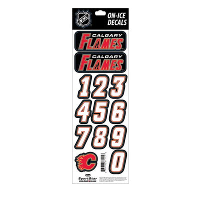 Calgary Flames Sidelines NHL Team Logo Helmet Decals - The Hockey Shop Source For Sports