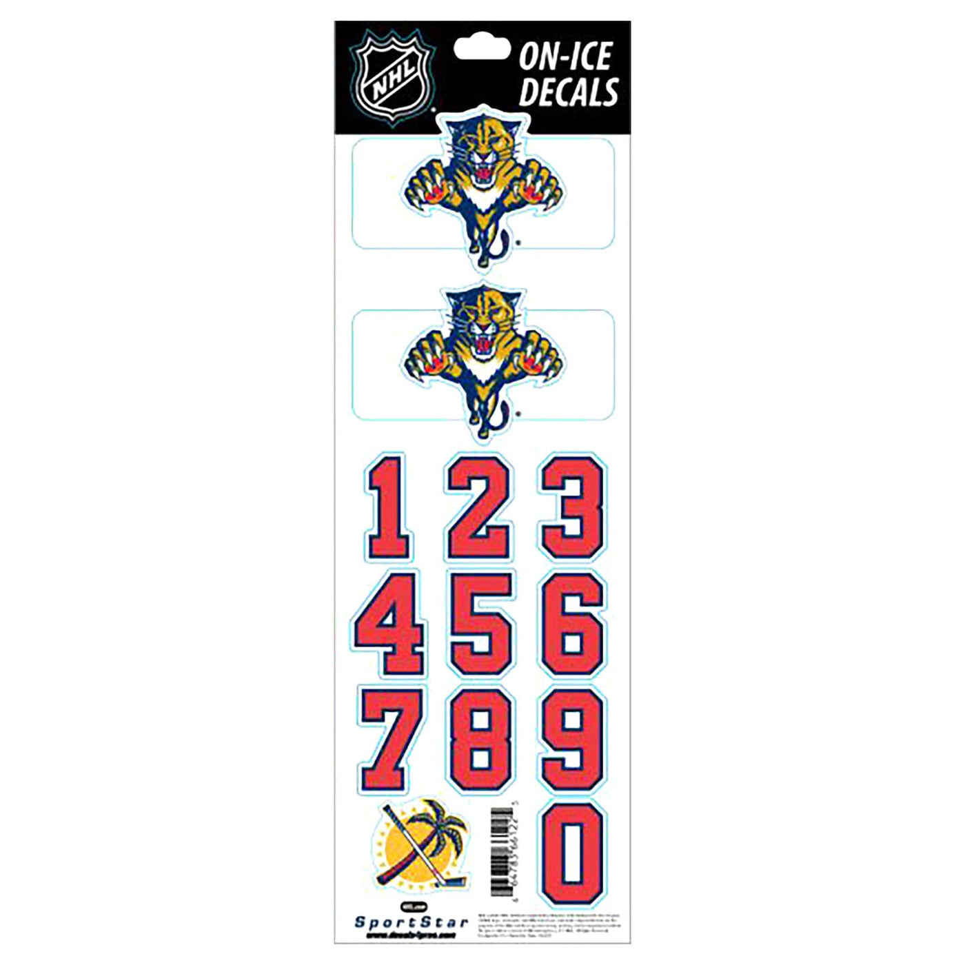 Florida Panthers Sidelines NHL Team Logo Helmet Decals - The Hockey Shop Source For Sports