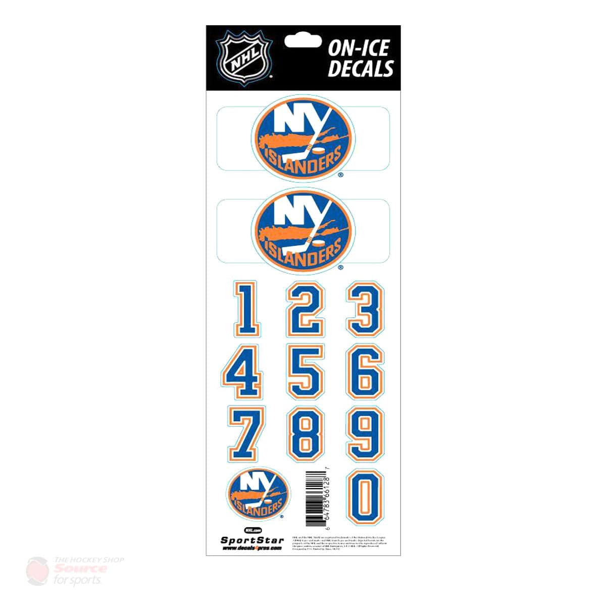 New York Islanders Sidelines NHL Team Logo Helmet Decals - The Hockey Shop Source For Sports